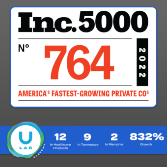 uLab Systems™ ranked in top 20% of the Inc. 5000 annual list of the fastest growing companies in America.